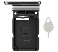 Ubrokeifixit Galaxy S25 Ultra S938U1 Single Sim Card Tray Slot Holder Replacement for Samsung Galaxy S25 Ultra S938U S938W S938U1 S938B S938E (S938U-Jet Black)