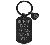 UBSIUH 2 Colleagues Bid Farewell To The Keychain, The Metal Material Is Strong And Durable, And It Is Compact And Portable. It Is A Small Commemorative Gift For The Workplace.