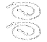 UBSIUH 2 General Chain Decorations, Hip-Hop Waist Chains, Pants Chains, Casual Accessories, Clothing Matching Accessories, Personalized Decorations (Silver).
