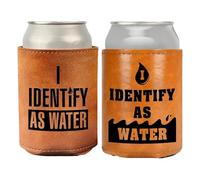 UBSIUH 2 Pieces Beer Can Leather Case, Beverage Can Cooler, Beverage Accessories, Creative And Interesting Gifts.