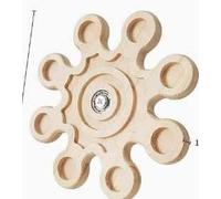 UBSIUH 2 Pieces Of Pet Biting Toys, Natural Wood, Easy To Install And Rotatable, Suitable For Chinchilla Entertainment And Molar Teeth.