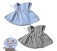 UBSIUH 2 Pieces Of Pet Recovery Collars, Adjustable Anti-Licking Design, Soft Protection, Postoperative Anti-Biting And Licking, General Accessories For Dogs And Cats.