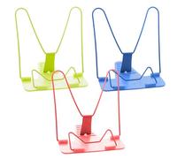 UBSIUH 3 Pieces Folding Reading Shelf, Reading Aids, Desk Accessories, School Supplies, Adjustable Bookshelf.