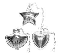 UBSIUH 3 Pieces Of Chain Tea Filter, Stainless Steel Tea Filter, Creative Tea Brewer, Tea Accessories, Kitchen Tools.