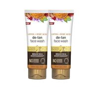 Ubta.n Face Wash with Chickpea Flour, Turmeric, Saffron, Almond Extract, Rose Water & Sandalwood Oil | No Sulphate, Parabens, Silicones & Color | For Glowing & Clear Skin | 100ml Each (Pack of 2)