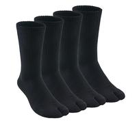 UBUMO Men's Flip Flop Socks Tabi Split Toe Geta Wicking Cotton Pack of 4, Color 20, One Size