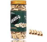 UBUNG Brown Tips, 420 Pcs Ø8mm Pre Rolled Tips, Filter Tips Made with Unbleached Paper, Suitable for Most Pre Roll Machine and Rolling Papers