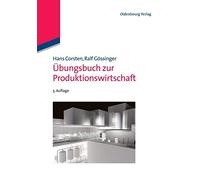 Ubungsbuch zur Produktionswirtschaft, Corsten, Hans 9783486726541 New<-