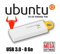 Ubuntu 16.10 Live - Desktop - 32 & 64 bits - USB 3.0 memory stick - 8 Go