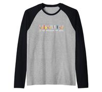 Ubuntu I Am Because We Are African Saying Meaning Humanity Raglan Baseball Tee