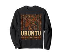 Ubuntu I Am Because We Are African Solidarity Print Sweatshirt