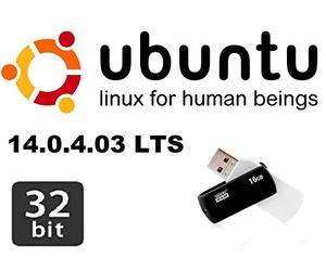 UBUNTU LINUX 14.04 (LTS) FULL OPERATING SYSTEM AND SOFTWARE ON USB MEMORY STICK - LATEST VERSION!