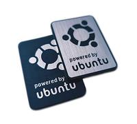 Ubuntu Linux Sticker Set (Two Emblems) - 35 mm x 25 mm