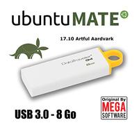 Ubuntu MATE 17.10 Live - 32 & 64 bits - USB 3.0 memory stick - 8 Go