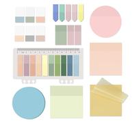 Ubuymart Transparent Bible Sticky Notes,820 Sheets Waterproof Clear Sticky Notes,Clear Post It Notes Transparent for Bible Study Supplies,Office School Supplies,Book Annotation