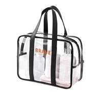 Ubxvamm Clear Makeup Bag Travel Cosmetic Bag Water Resistant Toiletry Bag Dry and Wet Separation Beach Bag Fitness Swimming Bag