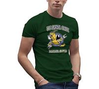 UC Cruz Banana Slugs Vincent Vega Pulp Fiction Men's Military Green T-Shirt Size L
