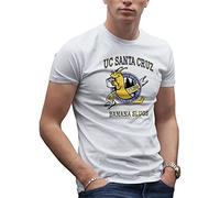 UC Cruz Banana Slugs Vincent Vega Pulp Fiction Men's White T-Shirt Size XL