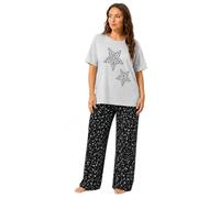 UC Ex Curve Clothing Plus Size Pyjamas for Women 18-32, Cotton Womens Pyjamas Loungewear Pjs for Women Sets Short Sleeve Womens Nightwear