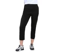 UC Ex High Street Brand Cropped Trousers Women UK, Ladies Pedal Pushers Capri Black Pants (12)