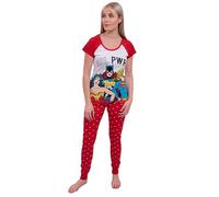 UC Ex High Street Brand Girl Power Pyjamas for Women, Cotton Pjs for Women Sets Ladies Pyjamas Lounge Wear Sets for Women UK 4-22 Disney Gifts for Women