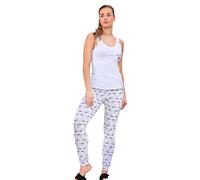 UC Womens Ex Boux Avenue Short Lemonade Pyjama Ladies Cotton Loungewear Set PJs (12, Pugs & Kisses)