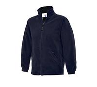 UC603 - Navy - 9/10 yrs - 300GSM Childrens Full Zip Micro Fleece Jacket