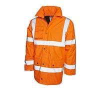Un lothing Unisex Adults Hi Vis Road Safety Jacket UC803