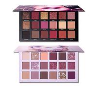 UCANBE 2Pcs Twilight Dusk + Aromas Nude Eyeshadow Palette Makeup Set, Matte Shimmer Glitter Pressed Pearl All Highly Pigmented Blending Powder, Natural Velvet Texture Eye Shadow Kit