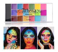UCANBE Athena Body Face Paint Oil Palette 20 color Professional Non-Toxic Makeup Pallet Halloween FX Party Artist Fancy Adult Painting