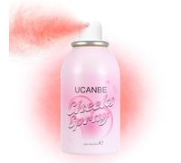 UCANBE Blush Spray - Dewy Glow Liquid Blush for Cheeks with Buildable Pigmented Coverage, Lightweight Fine Mist, Hydrating & Long-Lasting Natural Flush (02 Strawberry)