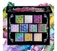 UCANBE Chameleon Multichrome Eyeshadow Palette, 10 Colors Shifting Chromatic Light-Reflecting Metallic Eye Shadow, Multi-Use Blendable Holographic Glitter Shimmer Eye Makeup Pallet (Solar Python)