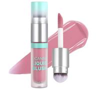 UCANBE Dual-Ended Liquid Blush with Angle Applicator & Built-In Brush, Seamless Buildable Blendable Lightweight Cheek Tint Makeup, Long Lasting Creates Dewy Natural Flush Finish - Serenade Pink