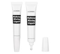 UCANBE Makeup Mixing Liquid - 0.27 Fl Oz Multi-Use Makeup Transformer - Custom Durability Eyeshadow, Waterproof Eyeliner, Shimmer Powder Pigment Enhancer (Clear)