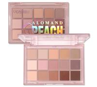 UCANBE Neutral Matte Eyeshadow Palette, 15 Colors Nude Taupe Rose Brown Eye Makeup Pallet, Natural Warm Tone High Pigmented Blendable & Buildable Sombras De Ojos Gift Kit