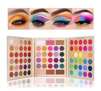 UCANBE Pretty All Set Eyeshadow Palette Gift Set Pro 86 Colors Makeup Kit Matte Shimmer Eye Shadow Highlighters Contour Blush Powder All In One Valentine's Day Holiday Makeup Pallet