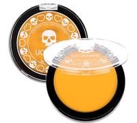 UCANBE Yellow Face Body Paint Makeup Foundation, Professional Cream Greasepaint for Kids & Adults, Non-Toxic SFX Makeup Facepaint Kit for Halloween Parties, Minions Emoji Lion Tiger Costume & Cosplay