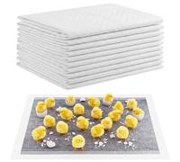 UCandy 10 Pack Chick Brooder Liners Chick Bedding Bamboo Charcoal Hatchling Liners Keep Waterproof Dry for Baby Chicks, Ducklings, and More