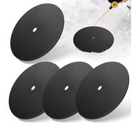 UCandy 4pcs Ice Fishing Hole Covers, 12 Inch Ice Fishing Hole Insulator Ice Hole Covers Lid Ice Fish Tip Ups Ice Fishing Equipment Winter Fishing Accessories for Fish Houses