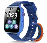 Ucani 4G Kids Smart Watch Boys Girls, Kid GPS Tracker Watch Phone Video Call Wifi Position School Mode Pedometer SOS Games,Birthday Toy Gifts for 4-12 Years Old,Blue