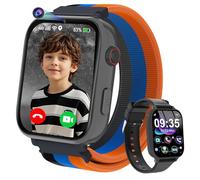 Ucani 4G Kids Smart Watch Boys Girls, Kid GPS Tracker Watch Phone Video Call Wifi Position School Mode Pedometer SOS Games,Birthday Toy Gifts for 4-12 Years Old (V 4G A22-Shallow Black)