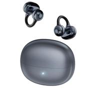 Ucani Clip on earbuds, Open Clip-On Earphones Open Ear Headphones, HiFi Music 360° ACS, With ENC Crystal Clear Calls, Wireless Headphones Bluetooth-5.4 Compatible iOS Android, 65H Playtime, black