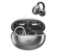 Ucani Wireless Headphones, Open Clip-On Earphones Sports Headphones, 12mm Diaphragms with ENC Crystal Clear Calls, IPX5, Bluetooth-5.4 Compatible with iOS Android, 30H Playtime (Bright black)