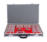 UCanSee High Qualtiy 266 Trial Lens Set Optical Kit Metal Rim Wood Frame Aluminum Box