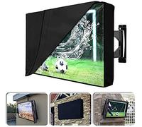 UCARE 600D Waterproof Oxford TV Set Cover - Clear Front, Dustproof, Remote Control Pocket (55-58in)