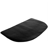 UCARE Fireplace Hearth Rug Half Moon 2-Layer Fiberglass Fire Resistant Mat,Non Slip Carpet Hearth Mat Heat Resistant Survival Floor Mat,Protects Floors Patio from Sparks Embers Logs 50x80cm