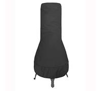 UCARE Outdoor Patio Chiminea Cover, Waterproof, Black, 48*8*24in