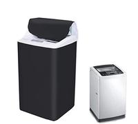 UCARE Portable Washing Machine Cover Top Load Washer Dryer Cover Waterproof Dustproof Thickening Oxford Cloth for Fully-Automatic/Wheel Washing Machine All Weather Protection (XL:22.2x24.2x37in)