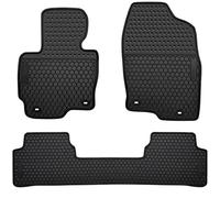 Ucaskin Car Floor Mats Custom Fit for Mazda CX 5 CX-5 SUV 2013 2014 2015 2016 Odorless Washable Rubber Foot Carpet Heavy Duty Anti-Slip All Weather Protection Car Floor Liner-Black