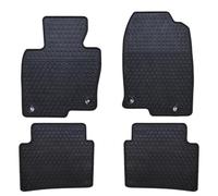 Ucaskin Car Floor Mats Custom Fit for Mazda CX 5 CX-5 SUV 2017 2018 2019 2020 2021 2022 2023 2024 Odorless Washable Rubber Foot Heavy Duty Anti-Slip All Weather Car Floor Liner-Black